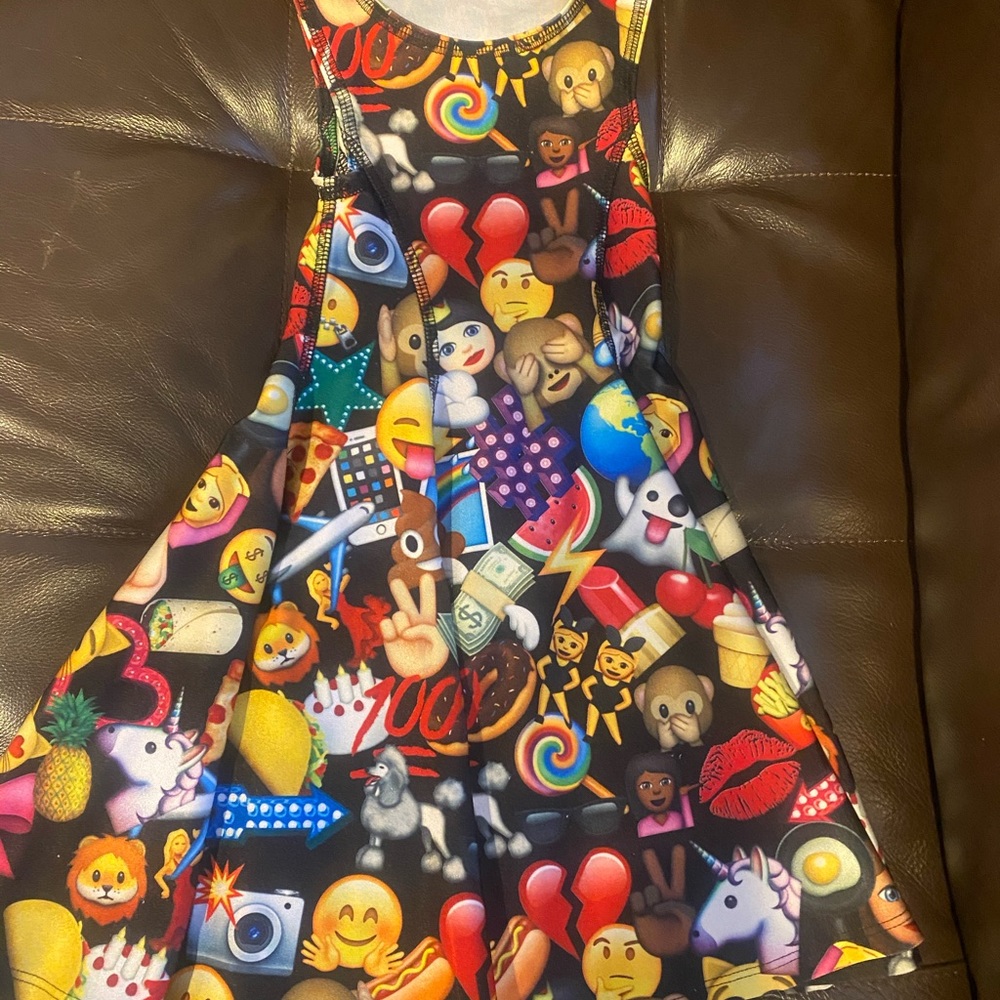 EUC Terez emoji skater dress size medium
